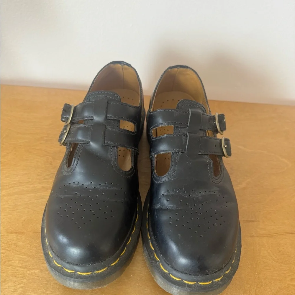Dr. Martens Black Leather Mary Jane’s - Picture 3 of 7